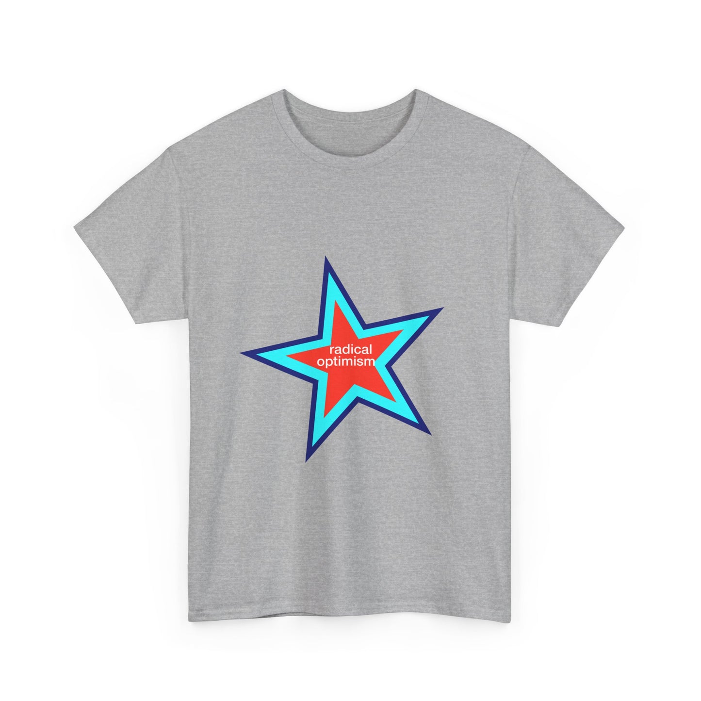 Power of Positivity Star Unisex Heavy Cotton Tee - snazzymerch