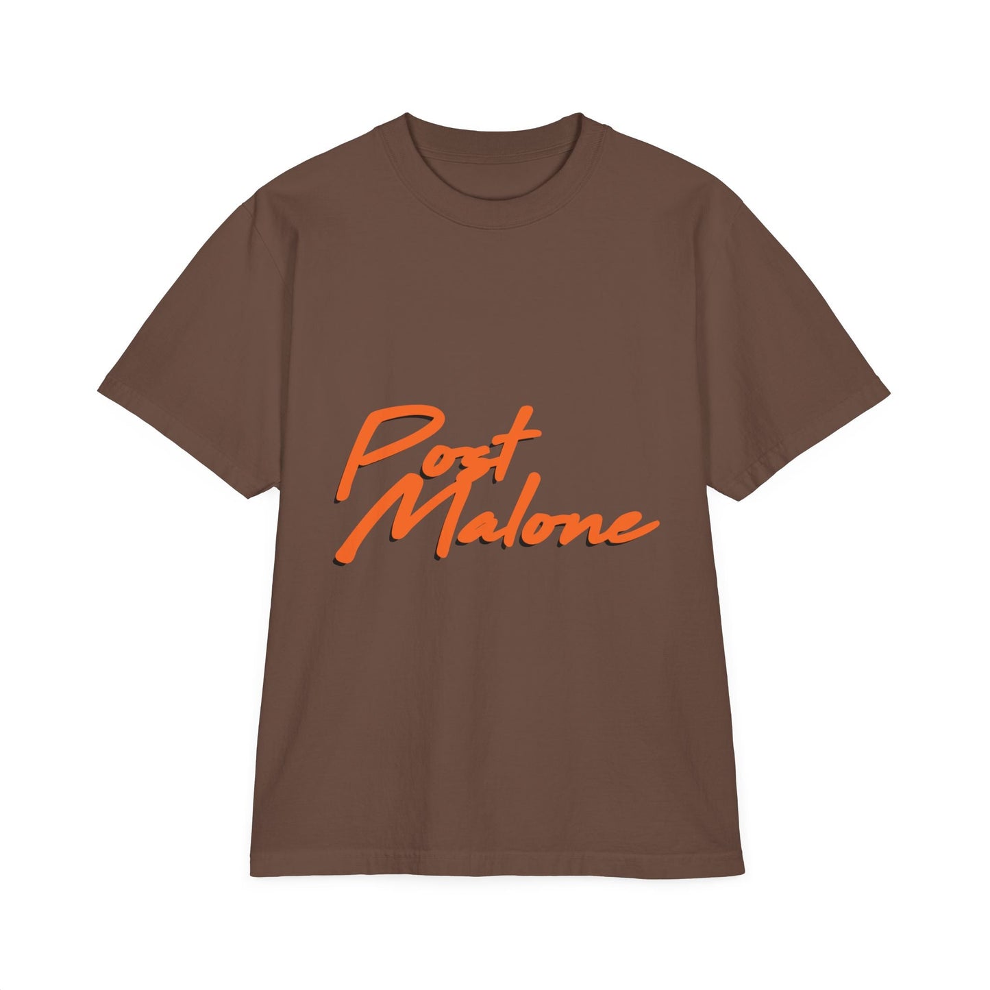 Unisex Garment-Dyed Drop-Shoulder T-Shirt – Post Malone Name Design Printify