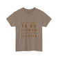Hustle Over Tears Unisex Heavy cotton tee Printify