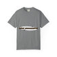 Cut-Out Text Unisex Garment-Dyed T-shirt - snazzymerch