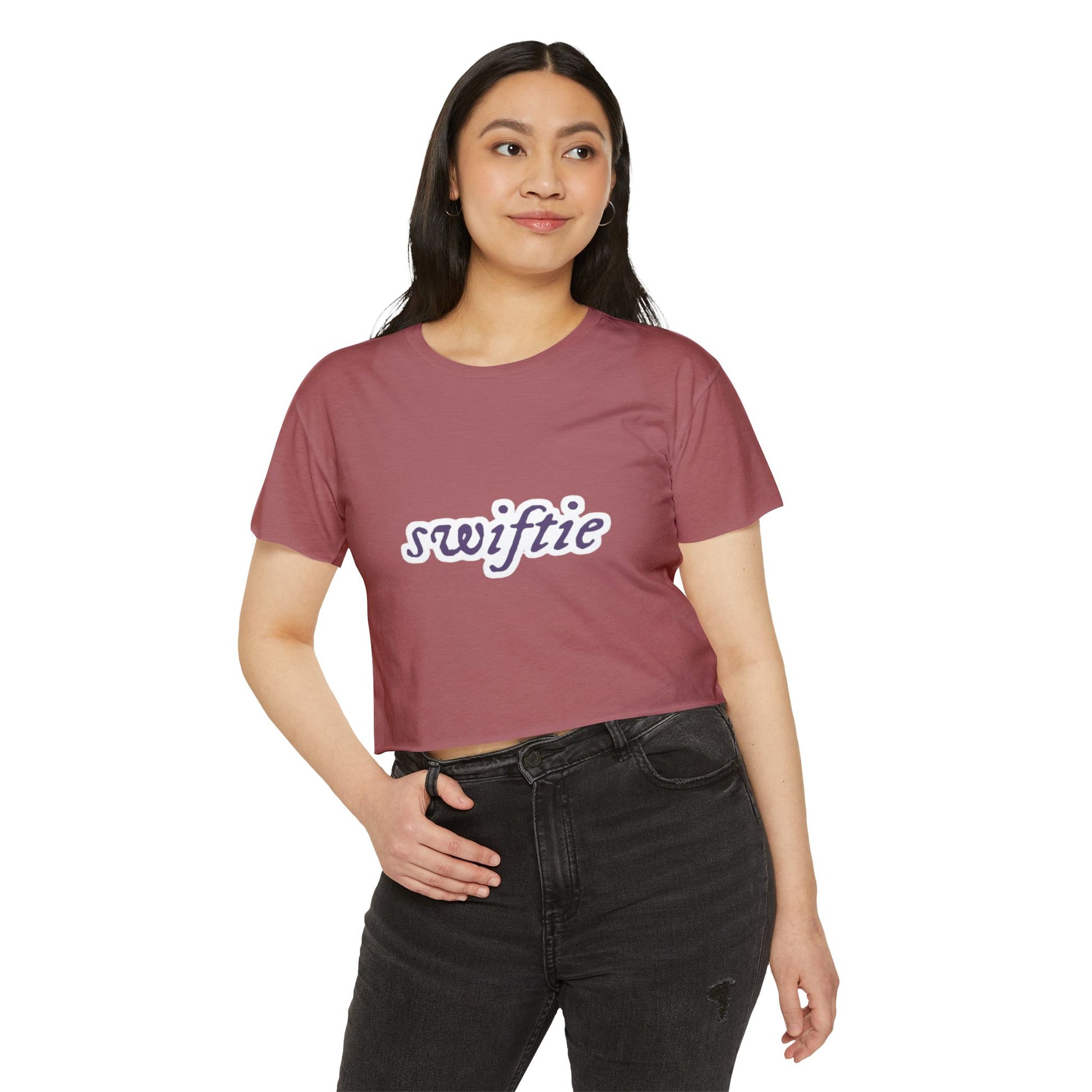 Swifted Aesthetic Women's Festival Crop Top - snazzymerch