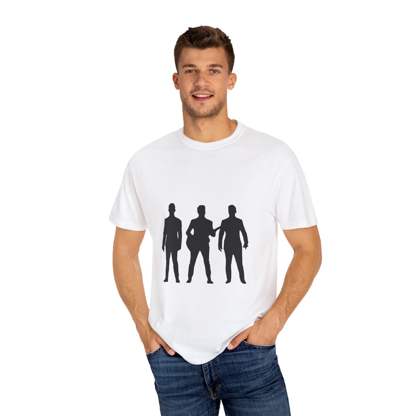 Trendy Black Unisex Garment-Dyed T-shirt - snazzymerch