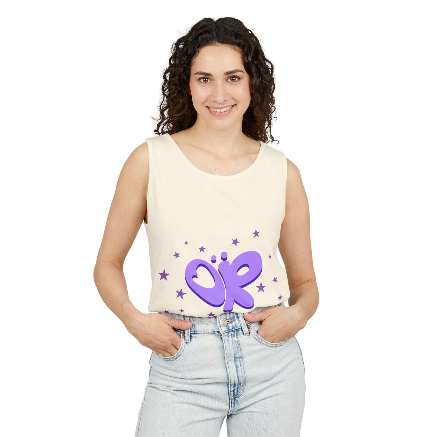 OR Graffiti Starburst-Dyed Tank Top Printify