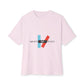 Parallel Vibe Unisex Oversized Boxy Tee - snazzymerch