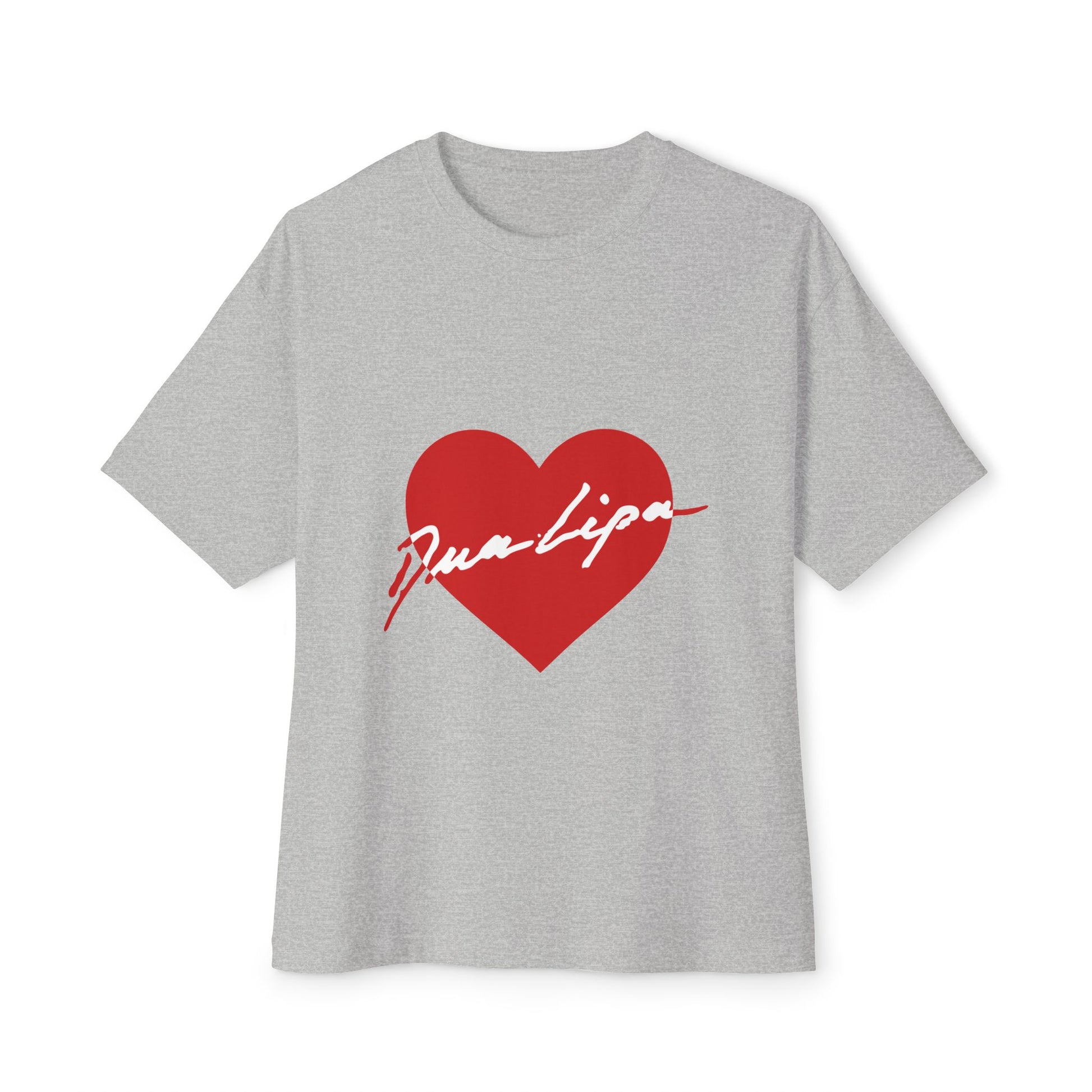 Heartbeat Love Unisex Oversized Boxy Tee - snazzymerch