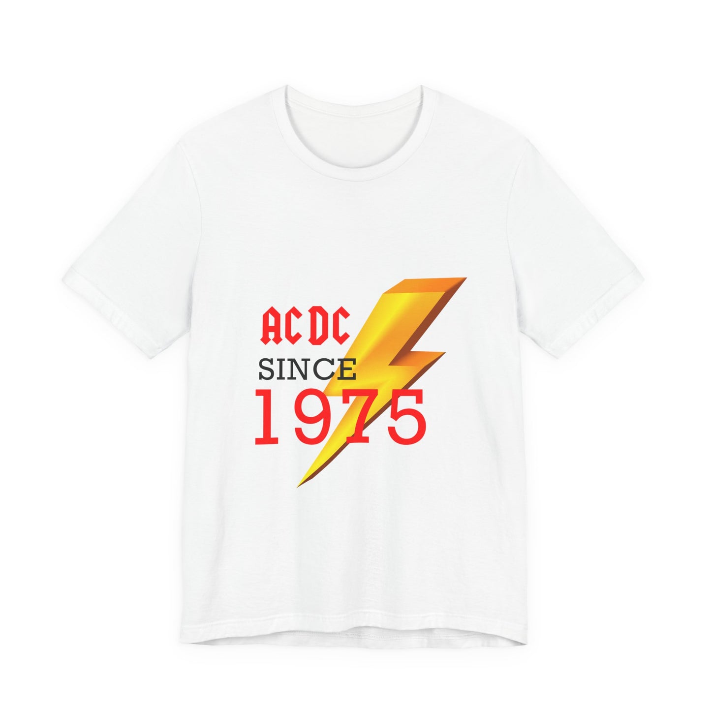 Golden Shockwave ‘75 Unisex short sleeve Tee Printify