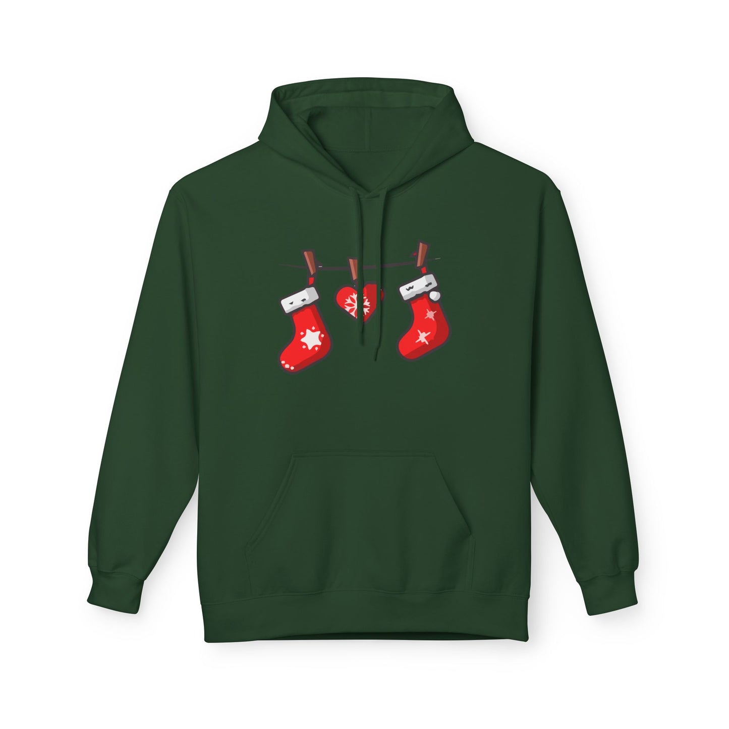 Hanging Stockings Christmas Hoodie – Holiday Edition Printify