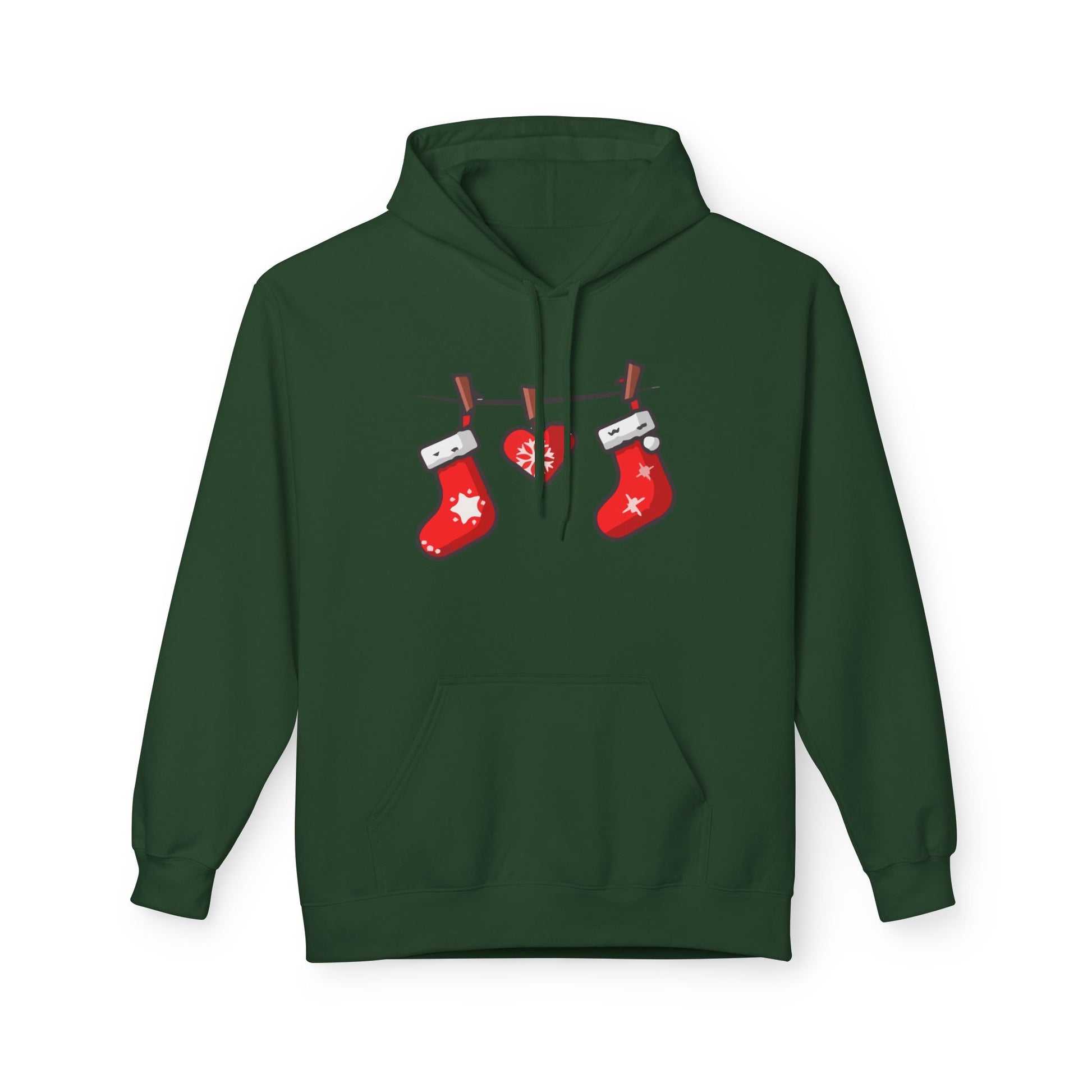 Hanging Stockings Christmas Hoodie – Holiday Edition Printify