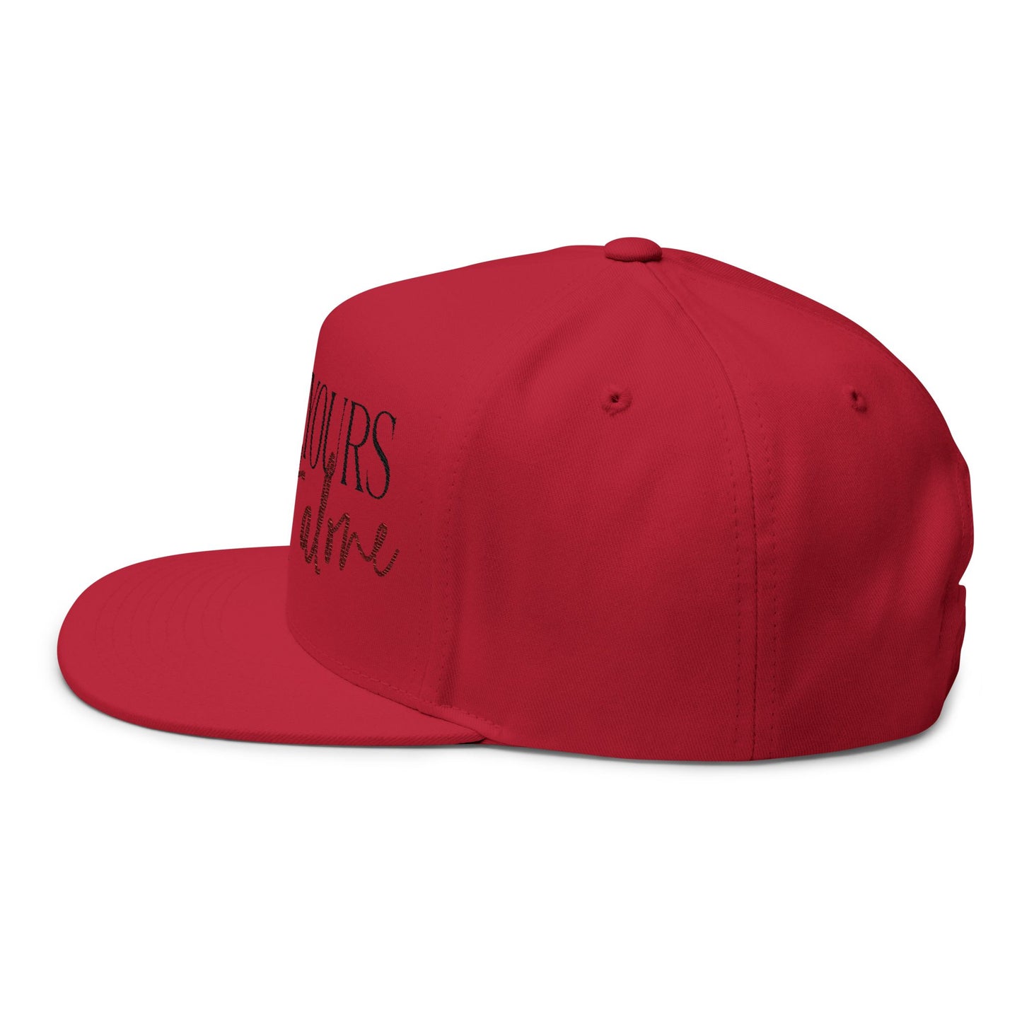 Always Yours Flat Bill Cap (Embroidery) - snazzymerch
