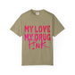 Love & Energy Unisex Garment-Dyed T-shirt - snazzymerch