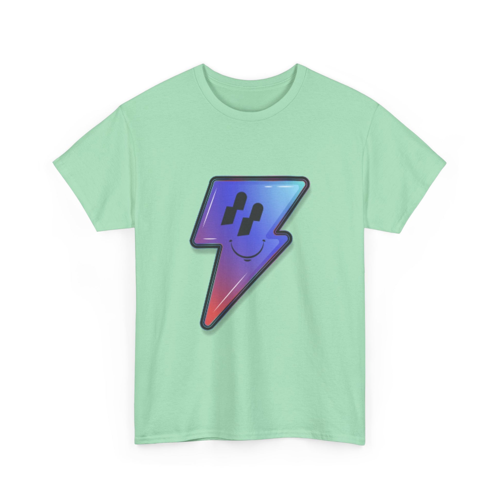 Smiley Charge Pop Unisex Heavy cotton tee Printify