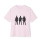 Trendy Black Unisex Oversized Boxy Tee - snazzymerch