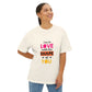 Copy of Copy of  Orange Divide Symbol Oversized Boxy Tee Printify