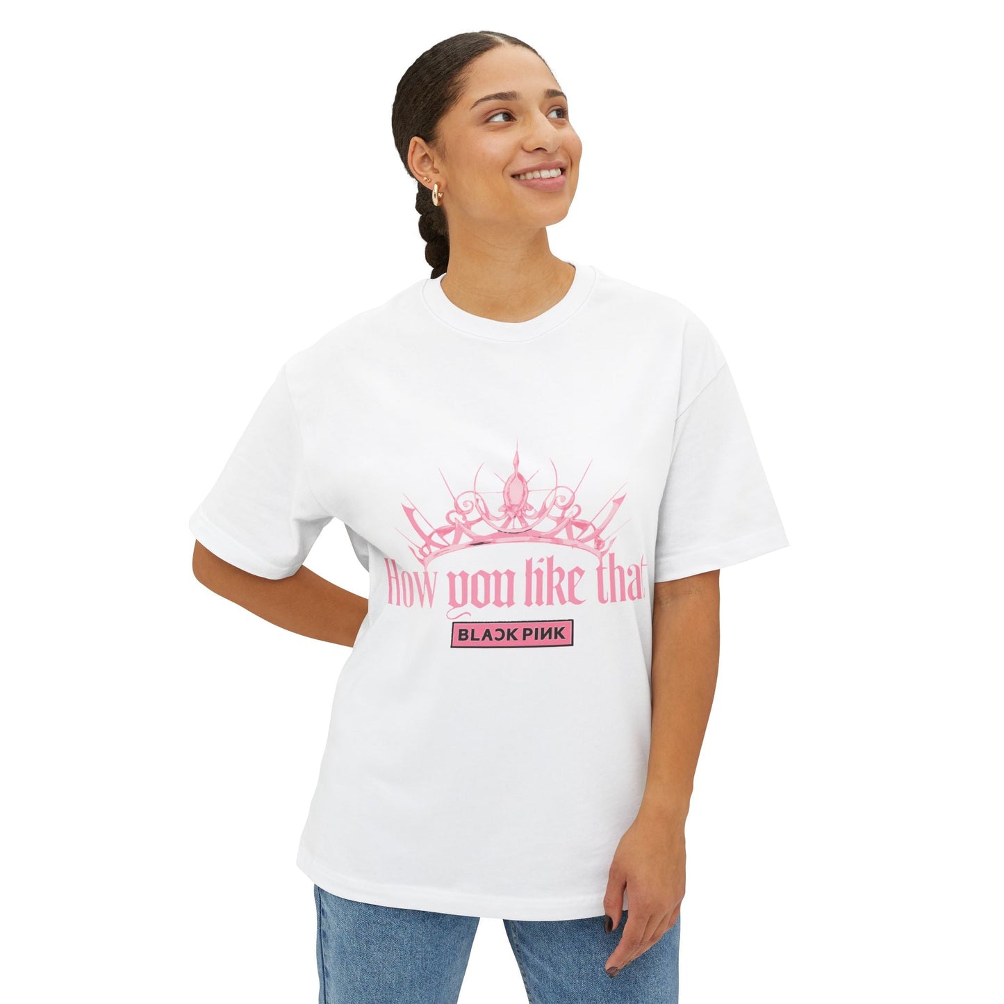 BP Crown Logo – Oversized Boxy Tee Printify