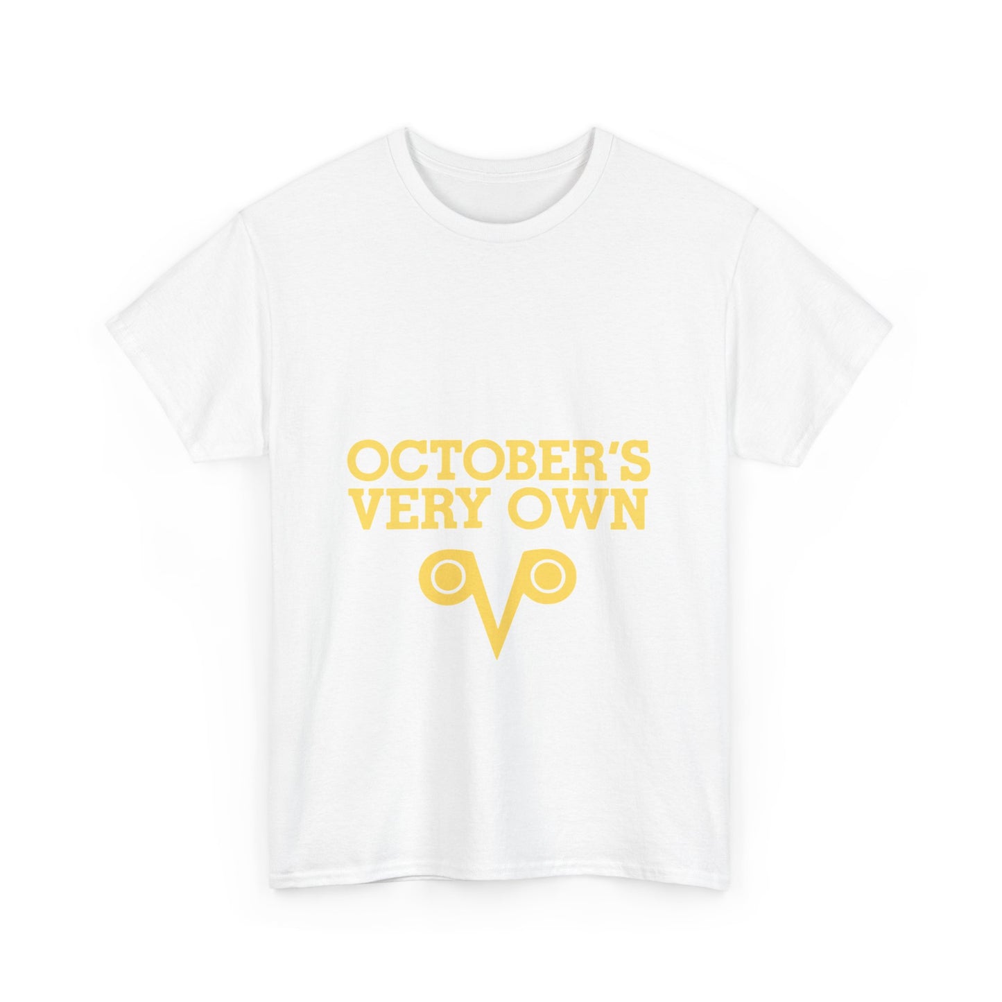 October’s Very Own Bold Logo Heavy Cotton Tee Printify