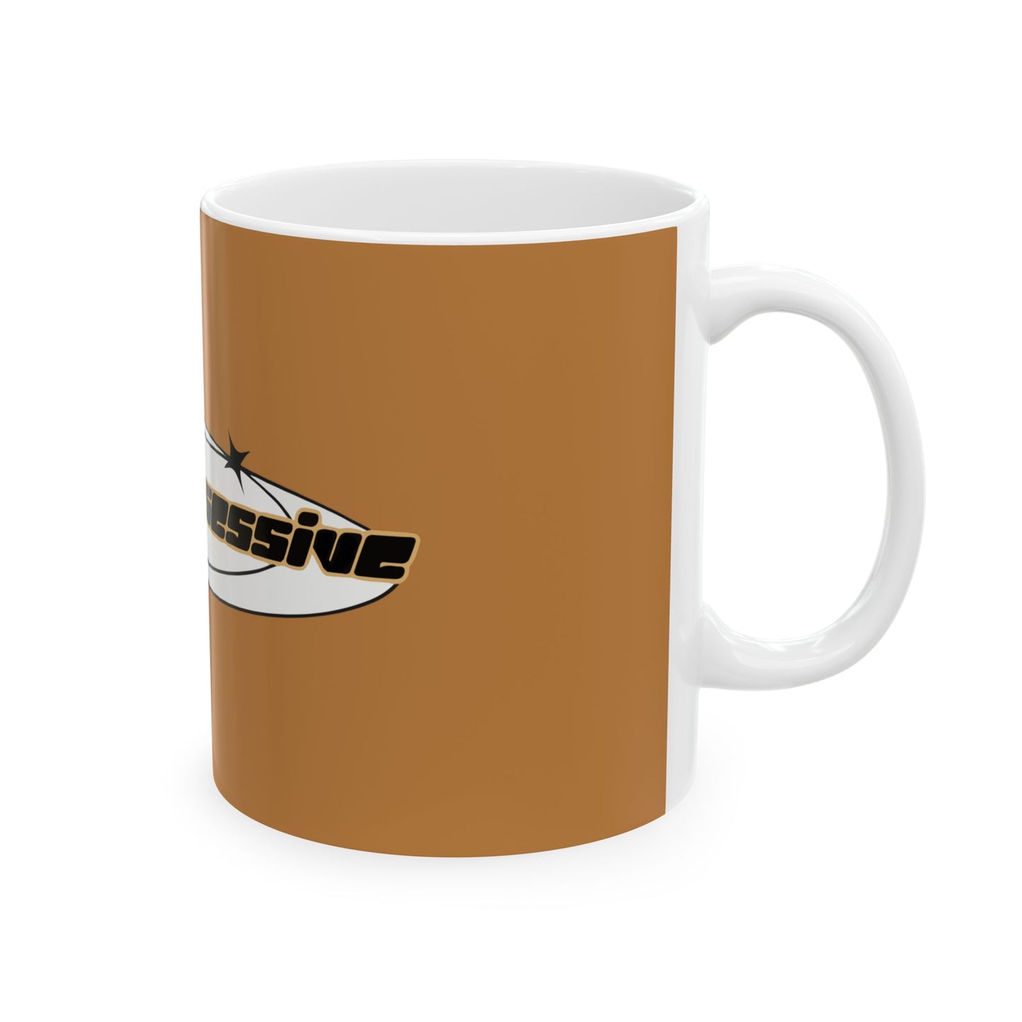 Cut-Out Text Ceramic Mug, (11oz, 15oz) - snazzymerch