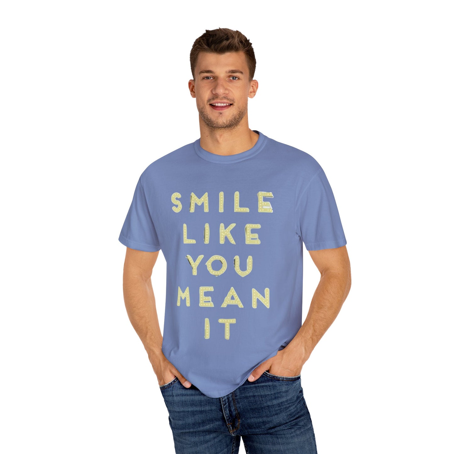 Glow-Inspired Quote Unisex Garment-Dyed T-shirt - snazzymerch