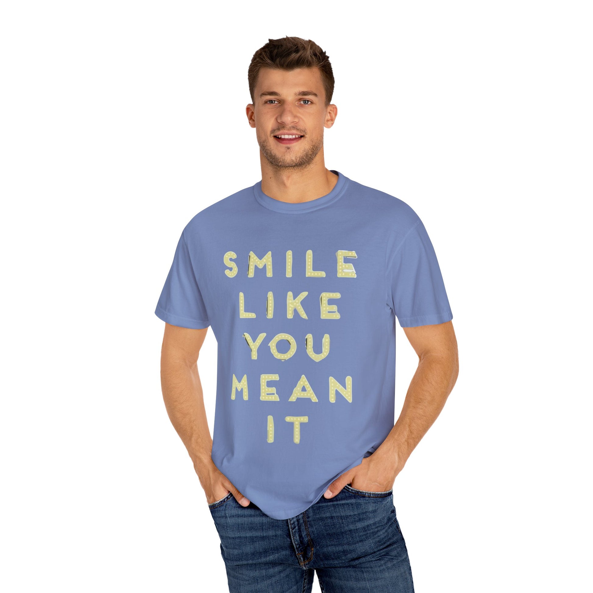 Glow-Inspired Quote Unisex Garment-Dyed T-shirt - snazzymerch