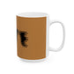 Outline Varsity Ceramic Mug, (11oz, 15oz) - snazzymerch
