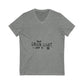 Cosmic Bloom Unisex Jersey Short Sleeve V-Neck Tee - snazzymerch