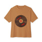 Vinyl Love Spin Unisex Oversized Boxy tee Printify