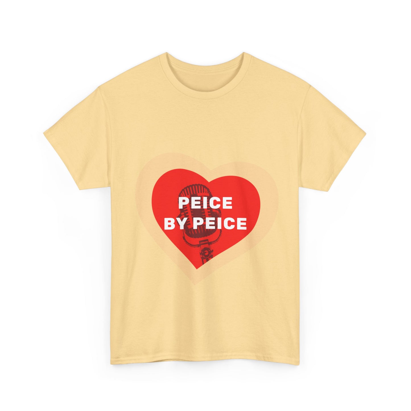 Piece by Piece Mic Drop Unisex Heavy cotton tee Printify