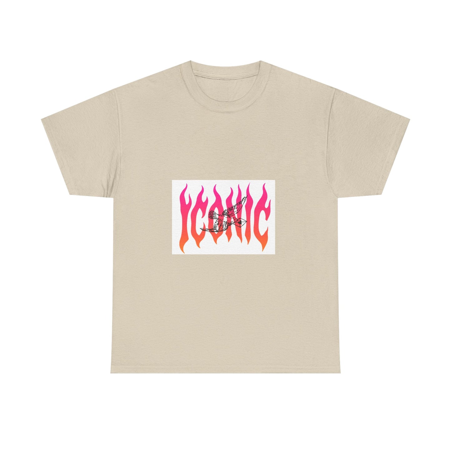 Flame Flight Iconic Unisex Heavy cotton tee Printify