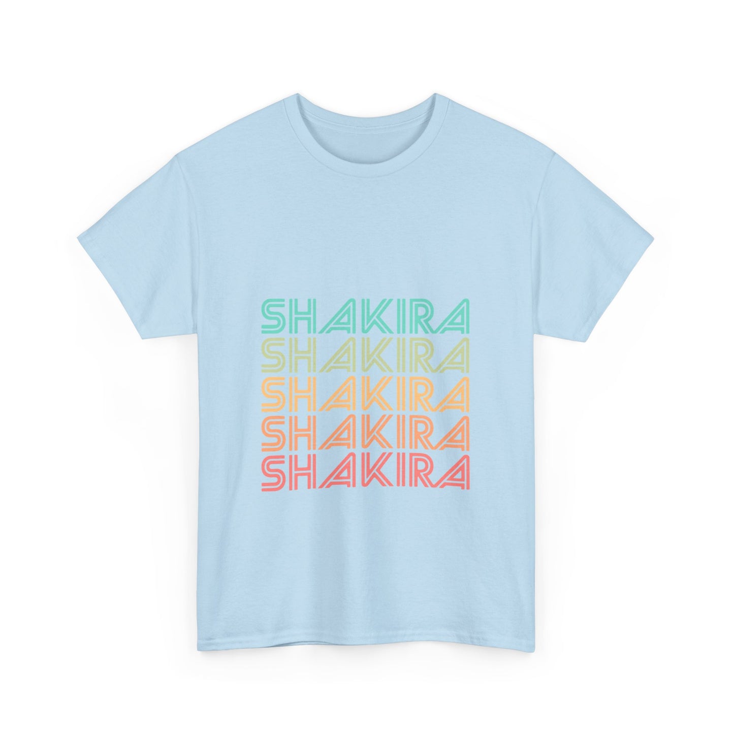 Retro Pop Lines Unisex Heavy cotton tee Printify