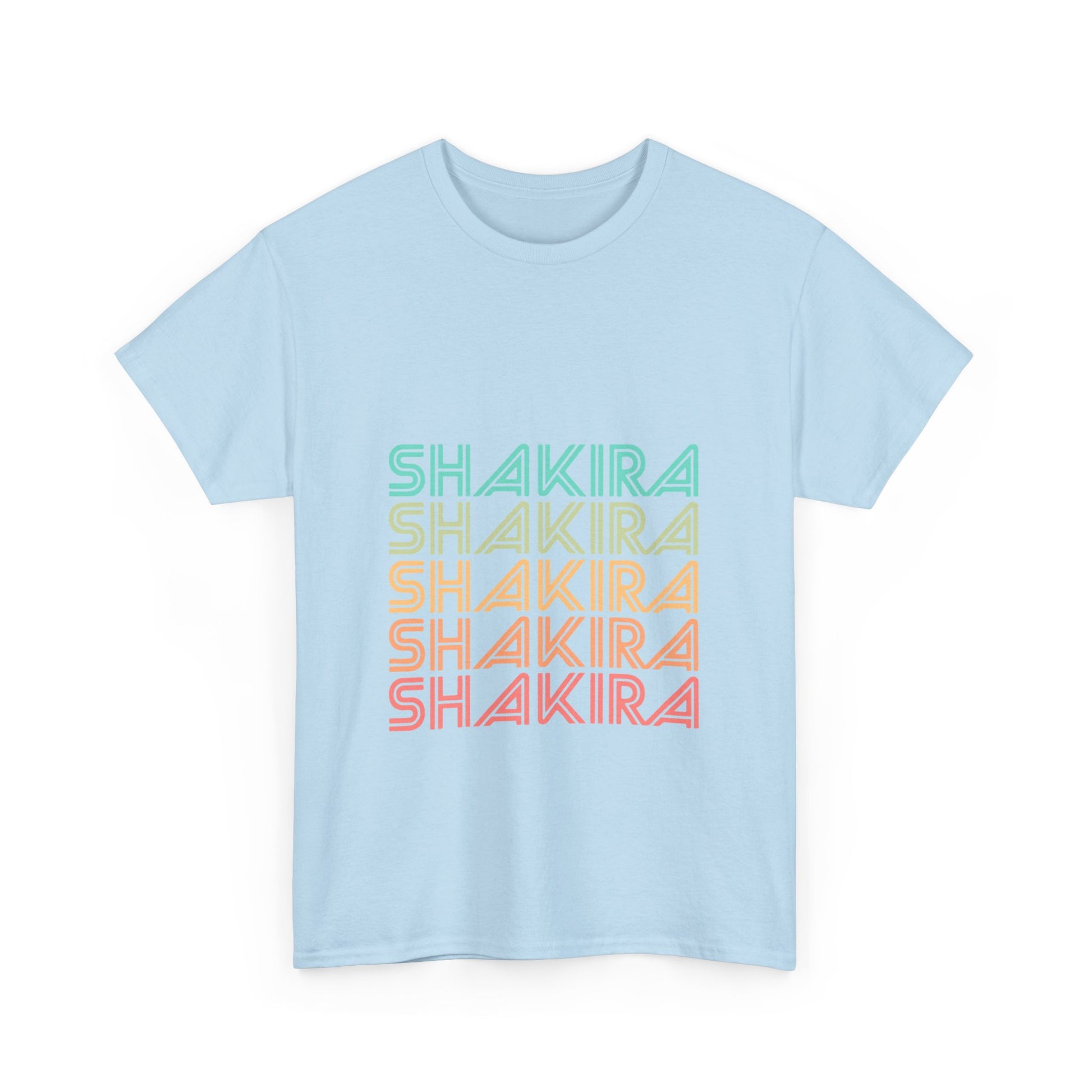 Retro Pop Lines Unisex Heavy cotton tee Printify