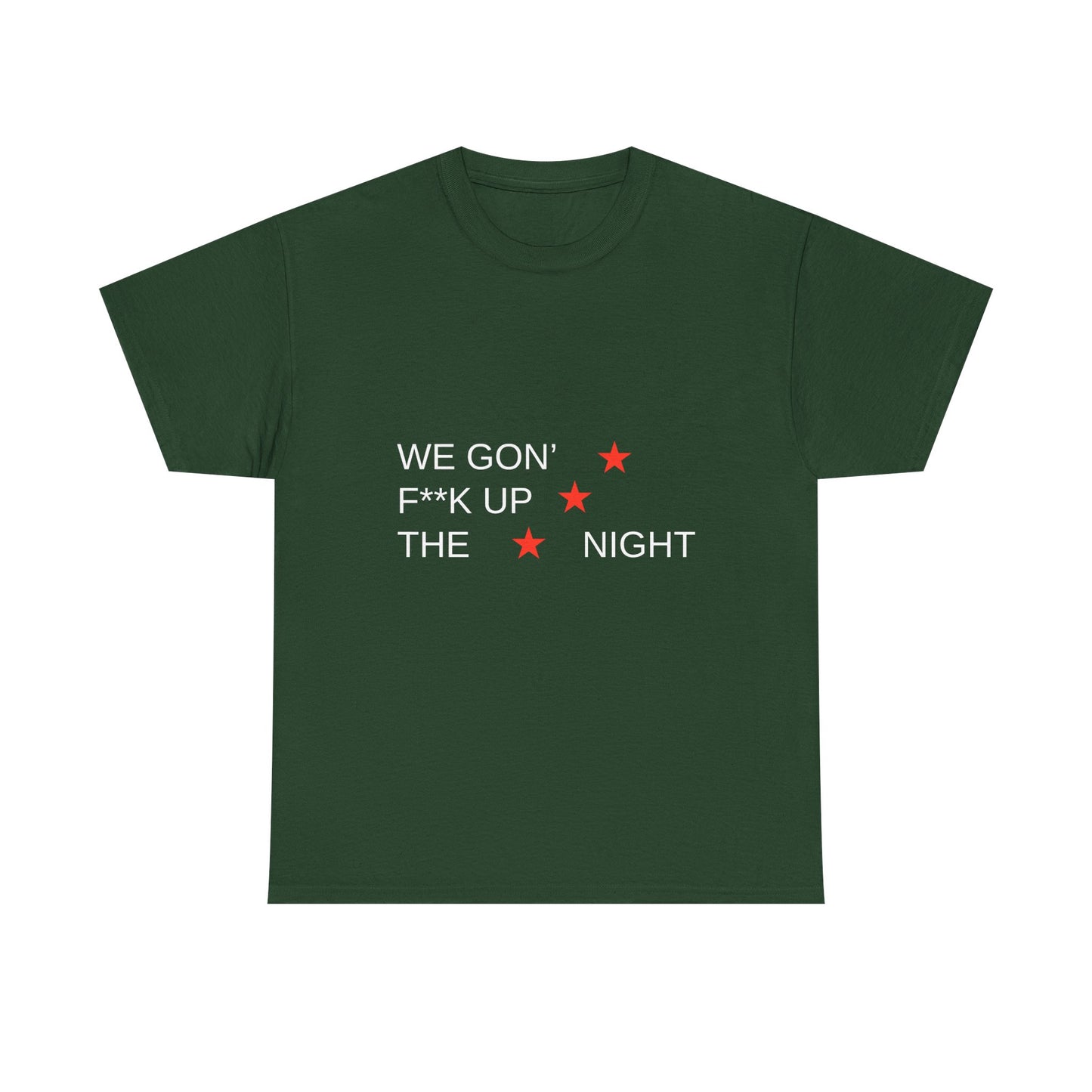 Triple Star Minimal Unisex Heavy Cotton Tee - snazzymerch