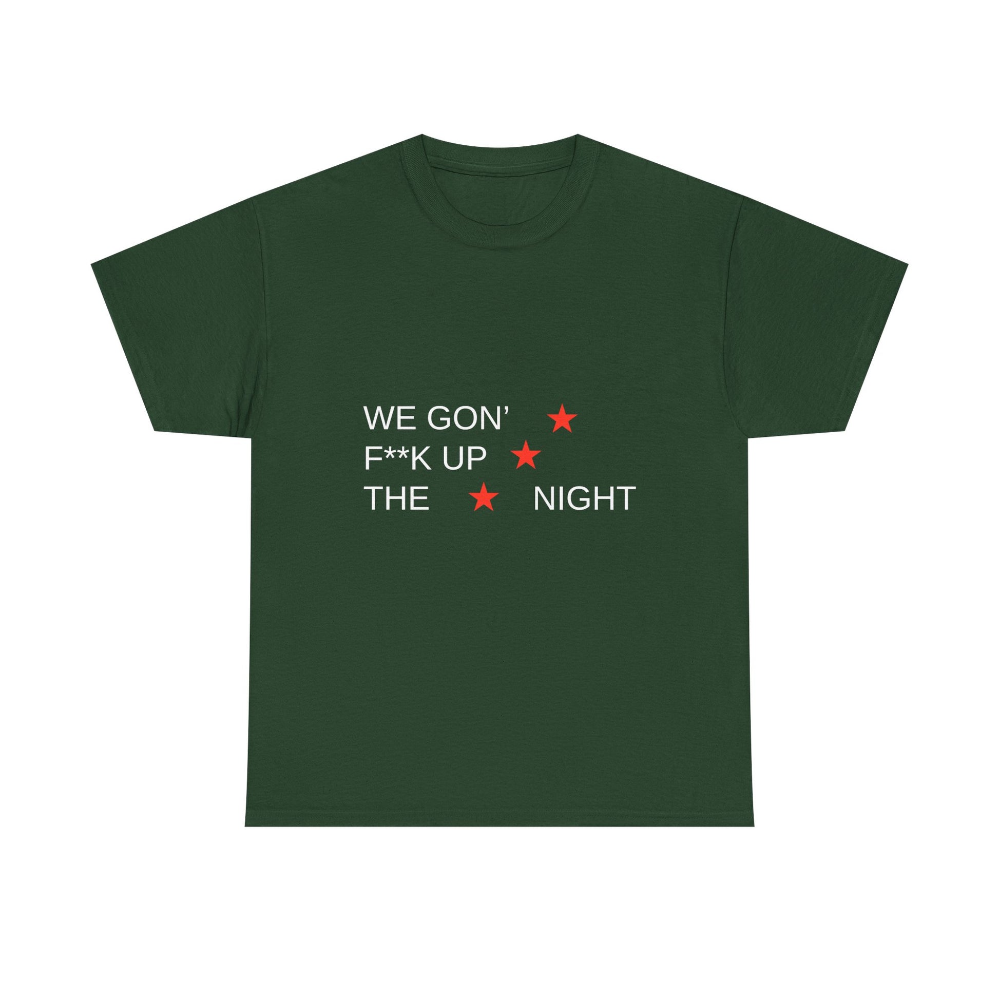 Triple Star Minimal Unisex Heavy Cotton Tee - snazzymerch