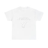Simple Black Unisex Heavy Cotton Tee - snazzymerch