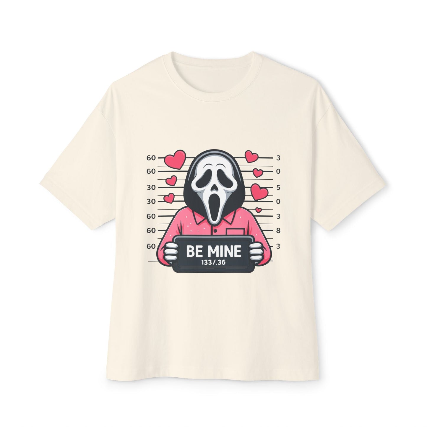Oversized boxy Tee – Snazzy Be mine Edition Printify