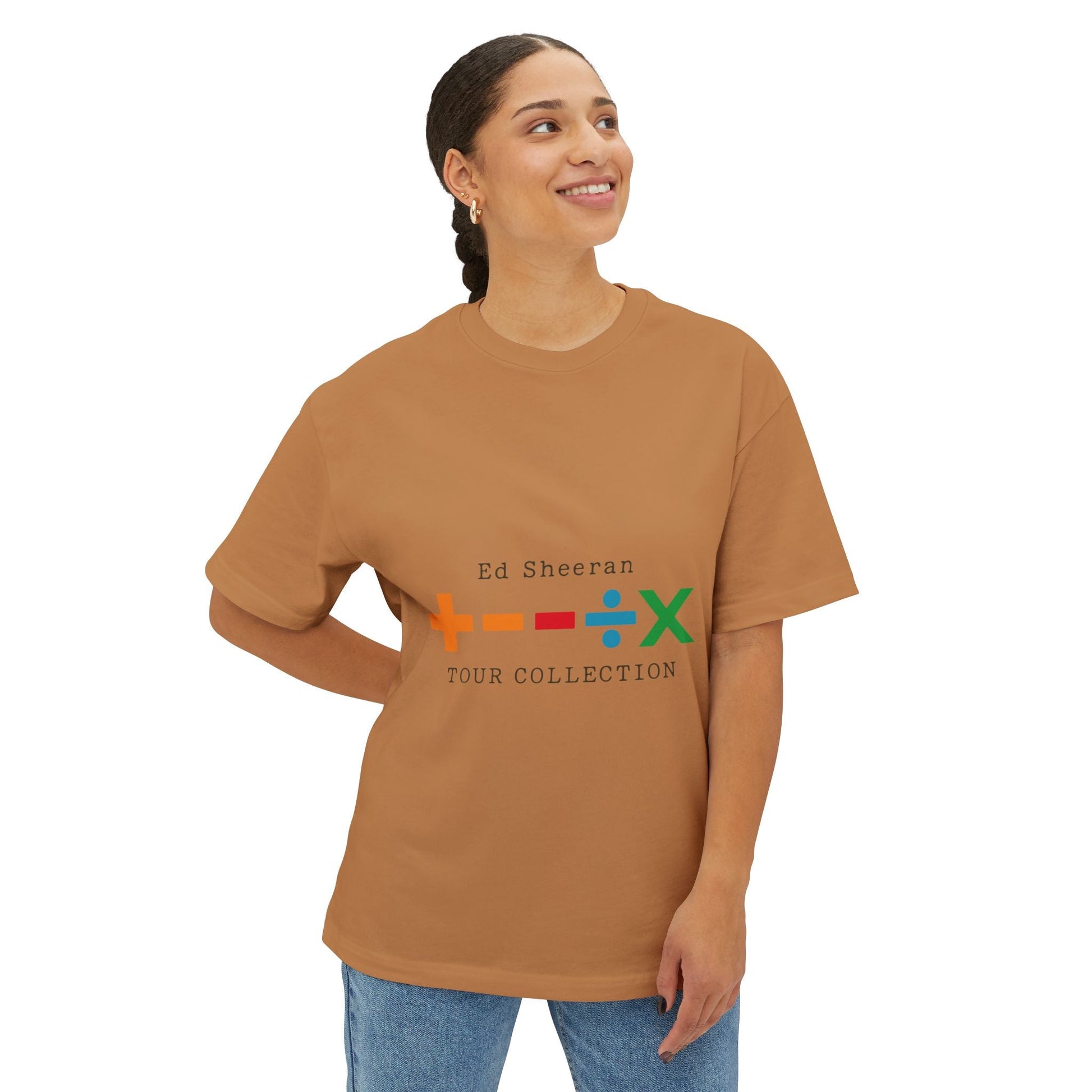 Unisex Oversized Boxy Tee – Ed Sheeran Edition Printify