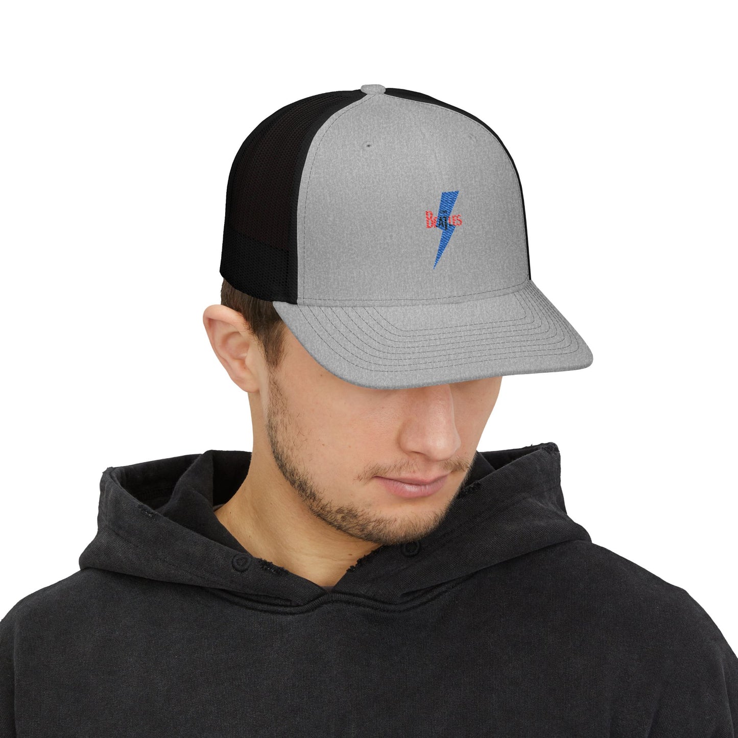 Bolt & Beats Fusion Snapback Trucker Cap Printify