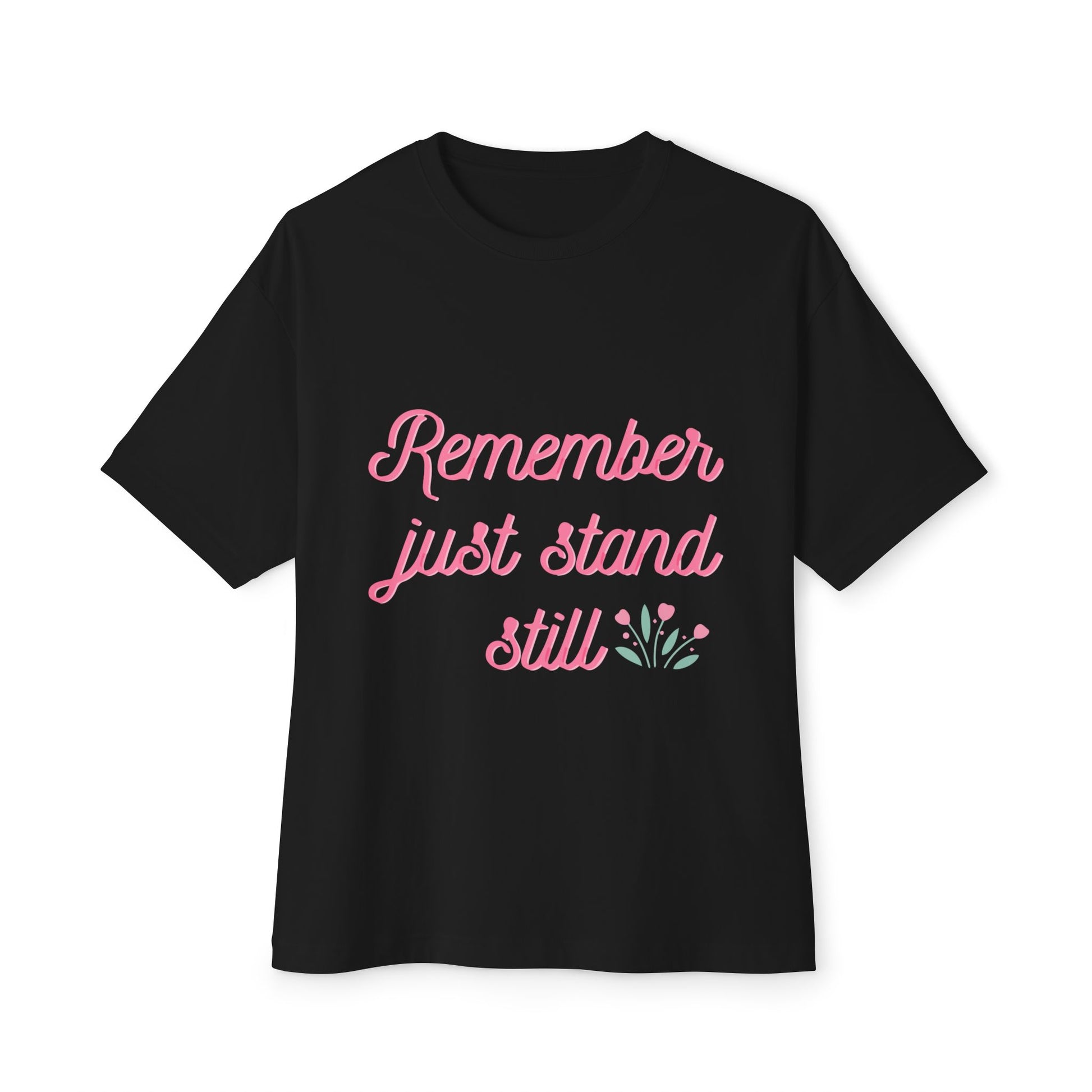 Remember Just Unisex Oversized Boxy Tee - snazzymerch
