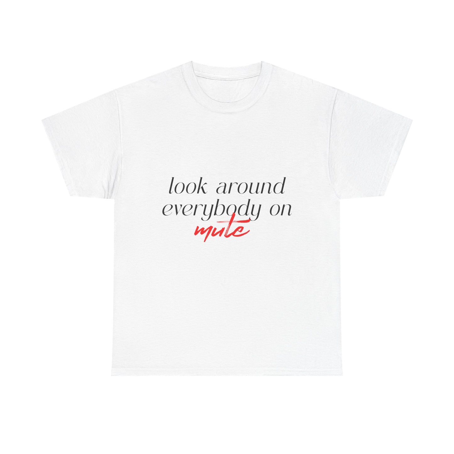Muted World Unisex Heavy Cotton Tee - snazzymerch