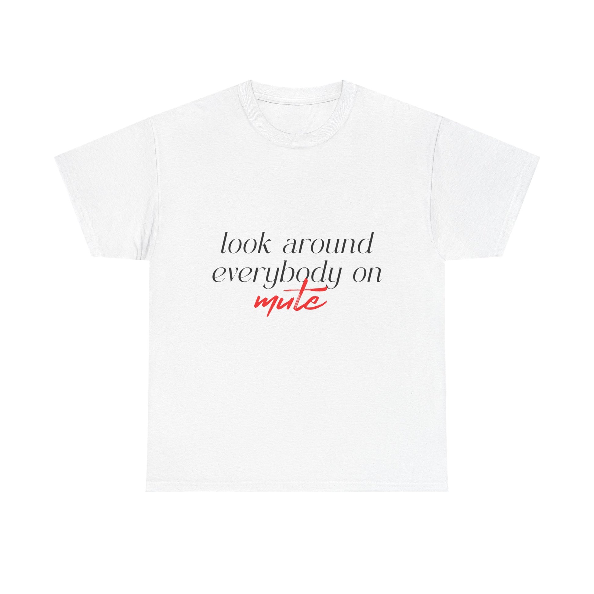 Muted World Unisex Heavy Cotton Tee - snazzymerch
