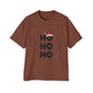 Ho Ho Ho Christmas Oversized Tee – Festive Holiday Graphic T-Shirt Printify