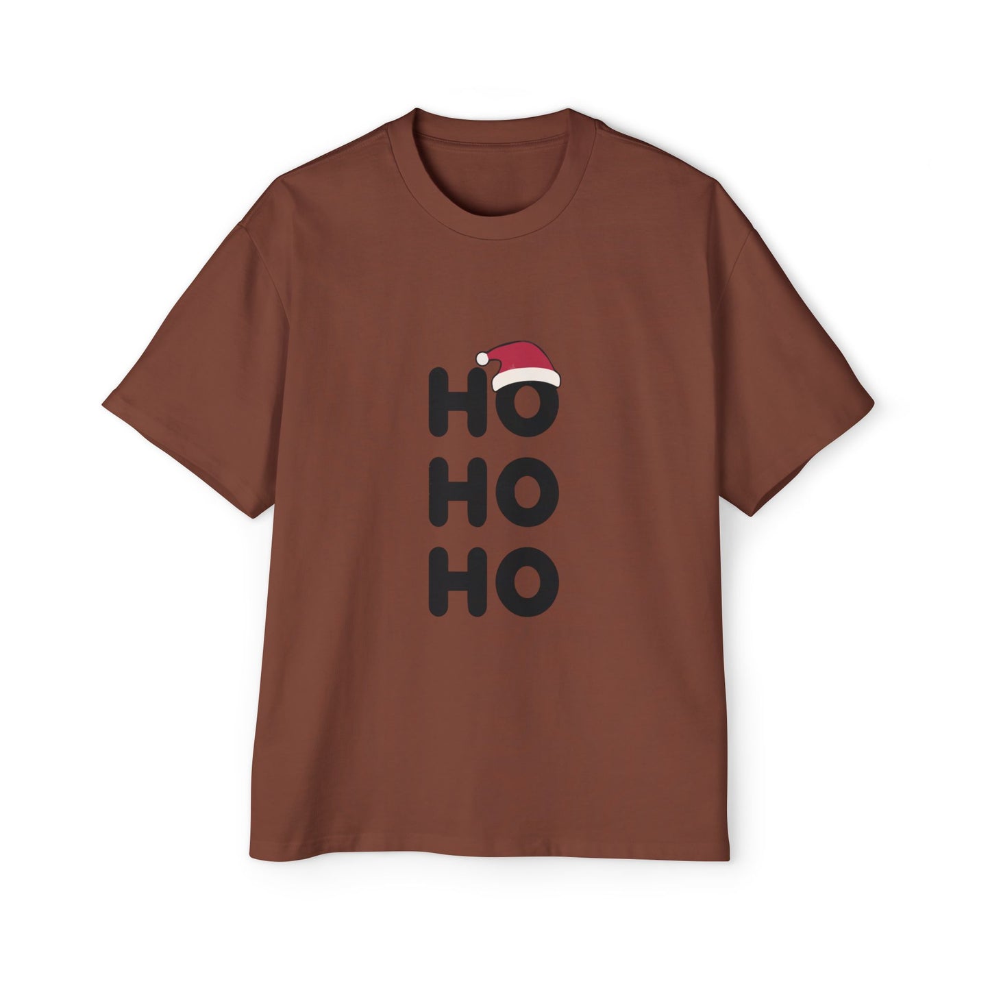 Ho Ho Ho Christmas Oversized Tee – Festive Holiday Graphic T-Shirt Printify