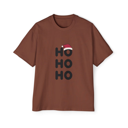 Ho Ho Ho Christmas Oversized Tee – Festive Holiday Graphic T-Shirt Printify