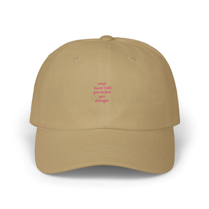 Stronger Soundwaves Classic dad cap Printify