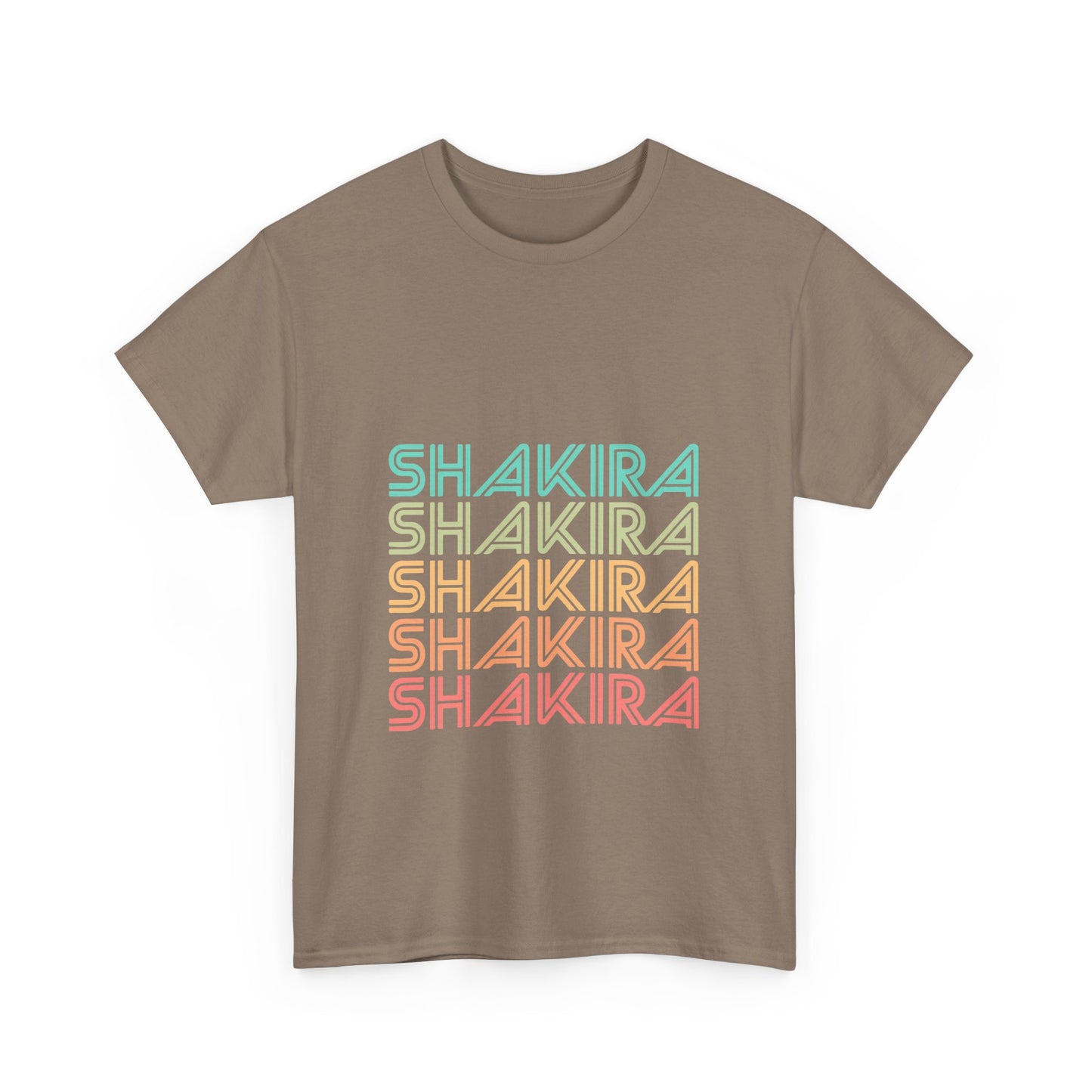 Retro Pop Lines Unisex Heavy cotton tee Printify