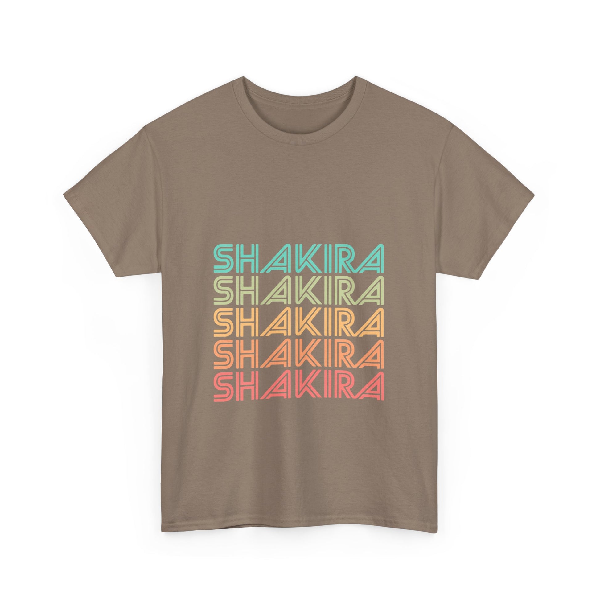 Retro Pop Lines Unisex Heavy cotton tee Printify