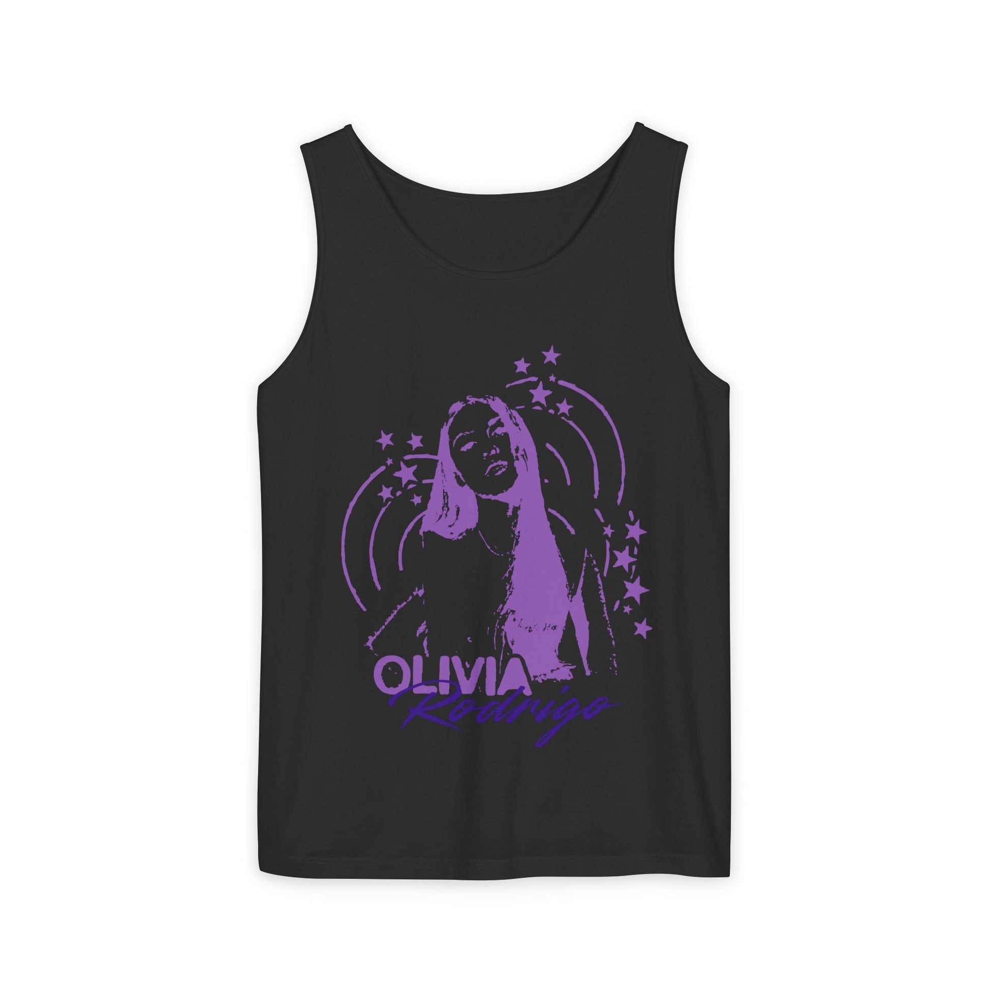 Olivia Rodrigo Star Portrait-Dyed Tank Top Printify