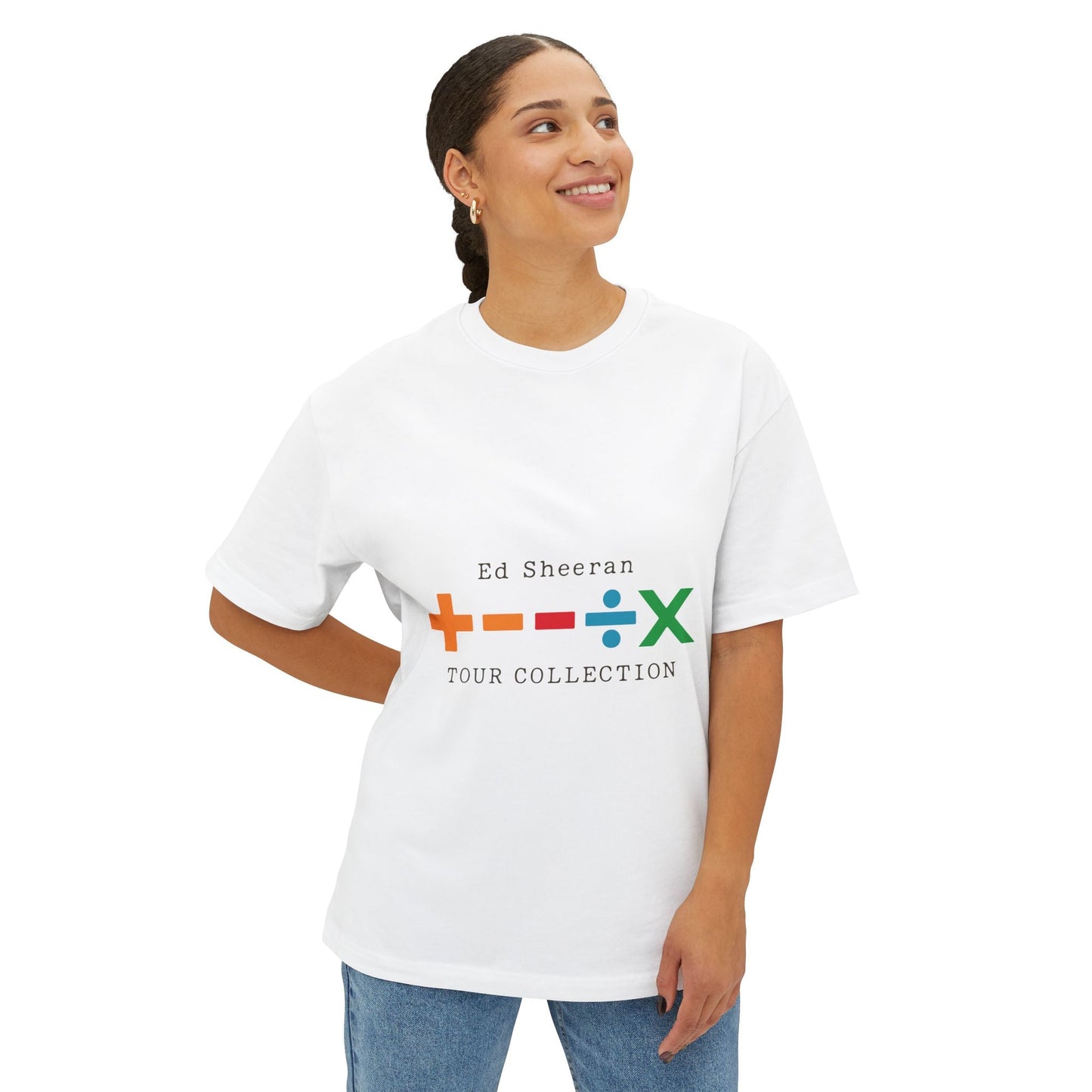 Unisex Oversized Boxy Tee – Ed Sheeran Edition Printify