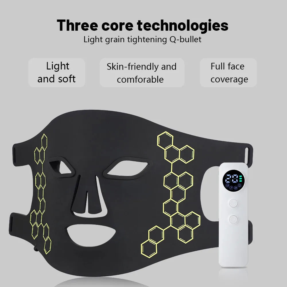 LED Silicone Facial Beauty Device snazzymerch