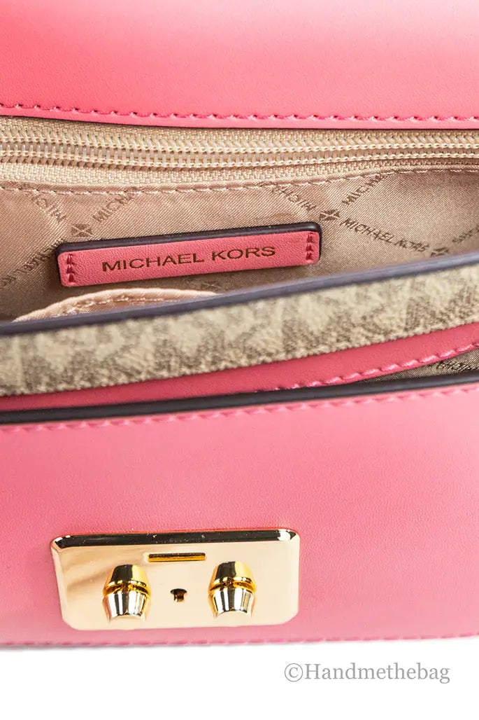 Michael Kors Sloan Editor Leather Flap Crossbody Bag snazzymerch