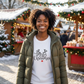 Merry Christmas Reindeer Oversized Unisex T-Shirt – Holiday Edition Printify