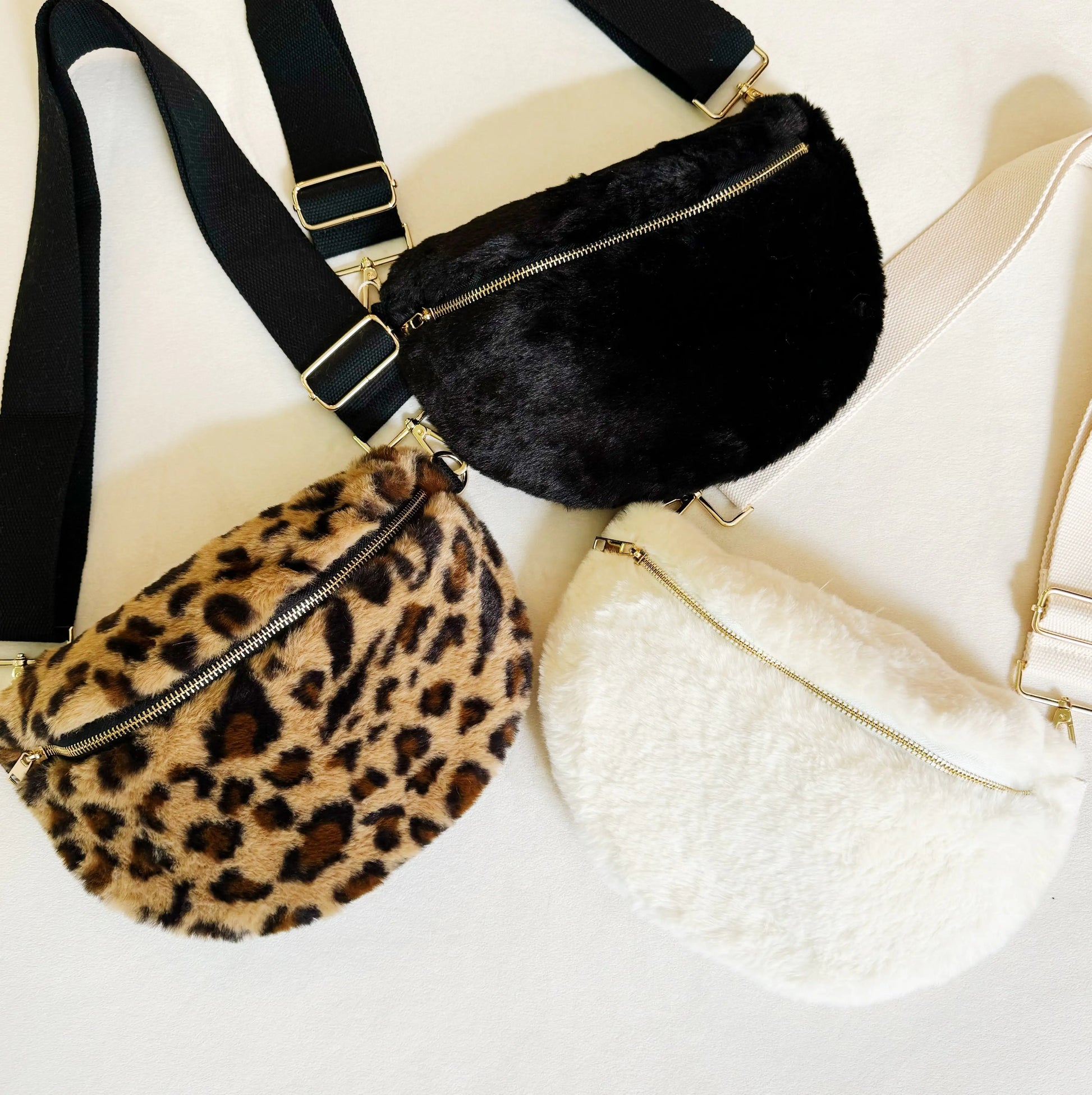 Butter Soft Furly Sling Bag snazzymerch